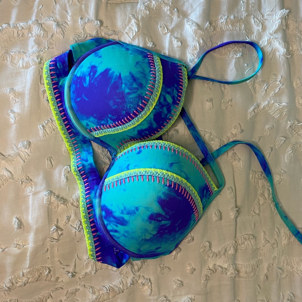 Tie Dye Bikini Top